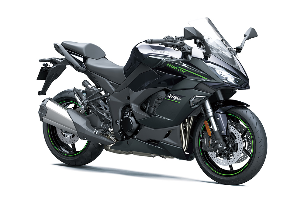 Ninja 1100SX（メタリックカーボングレー×メタリックディアブロブラック）