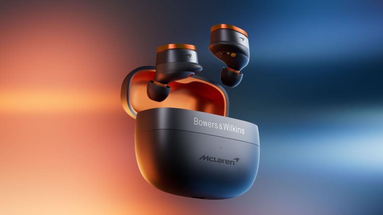 Bowers＆WilkinsのプレミアムTWSイヤホン「Pi8」にマクラーレンカラーのスペシャルバージョンが登場