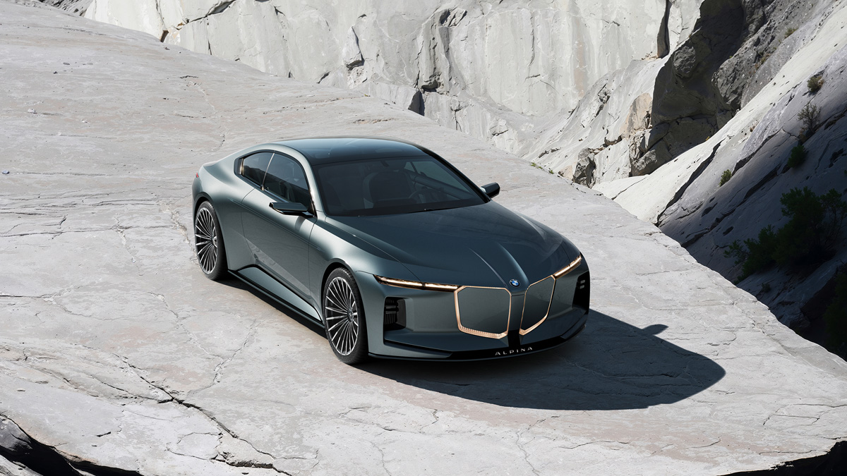 ヴェールを脱いだ新生アルピナのコンセプトカー「Vision BMW ALPINA」