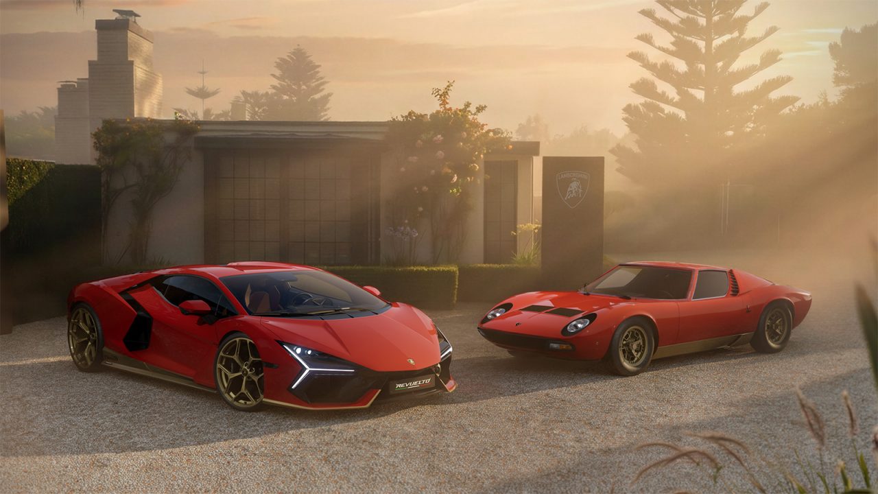 ランボルギーニの永遠のアイコン「Miura」をオマージュした特別な「Revuelto」